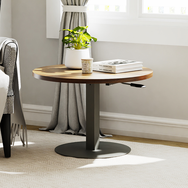 KA-4830【魔法桌】氣壓升降茶几 可愛圓桌 兩色可選