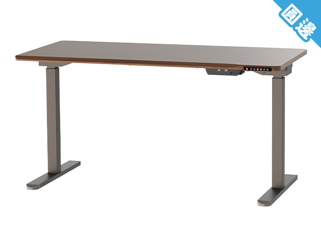 KA-4855【優仕款】【圓邊】電動升降桌 150 x 70 cm 雙馬達 多色可選