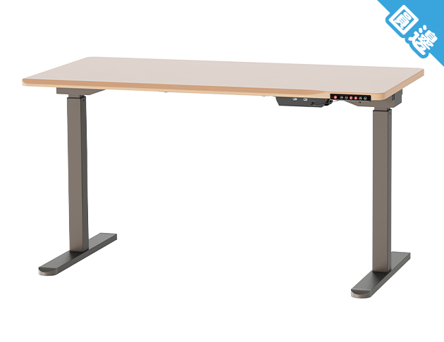 KA-4854【優仕款】【圓邊】電動升降桌 140 x 70 cm 雙馬達 多色可選