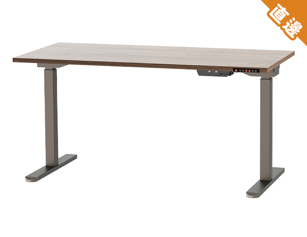 KA-4855【優仕款】【直邊】電動升降桌 150 x 70 cm 雙馬達 多色可選