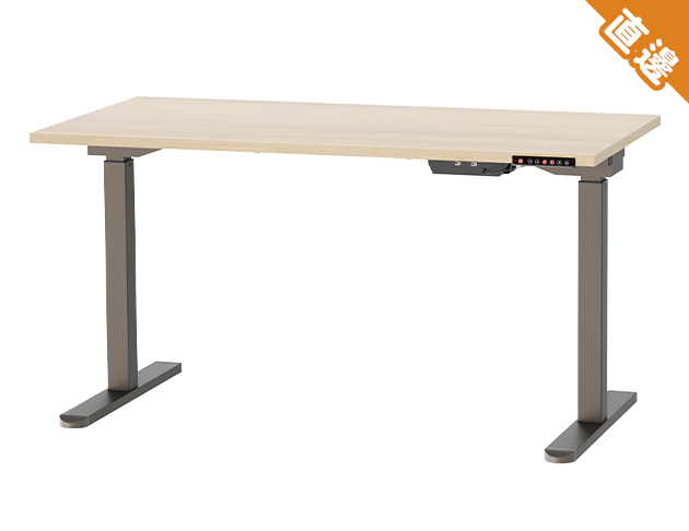 KA-4854【優仕款】【直邊】電動升降桌 140 x 70 cm 雙馬達 多色可選