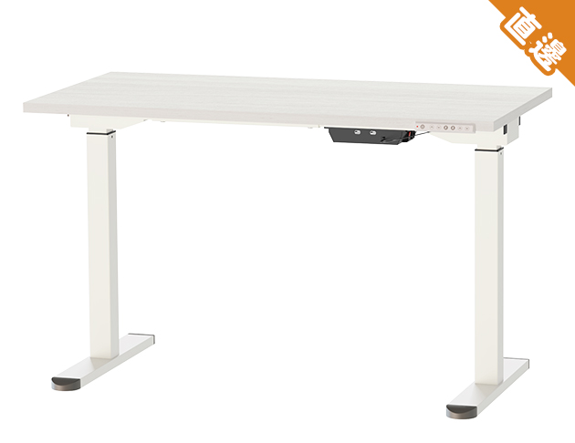 KA-4853【優仕款】【直邊】電動升降桌 120 x 60 cm 雙馬達 多色可選