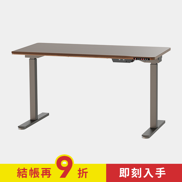 KA-4854【優仕款】電動升降桌 140 x 70 cm 雙馬達 多色可選